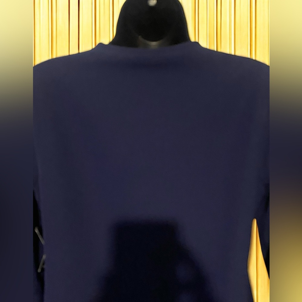 Women’s Boston Proper Beyond Travel long sleeve Navy Dress NWT size XS - Picture 4 of 9